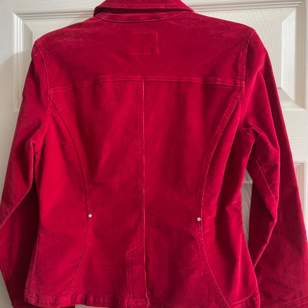 Red Corduroy Jacket - Picture 2 of 5